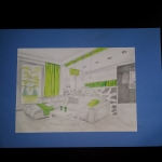 Dekorator wnętrz-rysunki