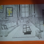 Dekorator wnętrz-rysunki